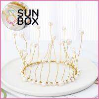 SUN BOX ตกแต่งขนม ของขวัญ ผ้าโพกศีรษะ อุปกรณ์ทำขนม เงา สาหร่าย เค้กท็อปเปอร์ ตกแต่งเค้กวันเกิด ท็อปเปอร์เค้กมงกุฎ ไข่มุกเทียม