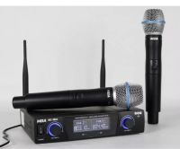 MBA ไมค์โครโฟนไร้สาย ไมค์ลอยคู่ UHF Wireless Microphone รุ่น MIC-888A U3 จัดส่งฟรีส่งไว เก็บเงินปลายทางได้