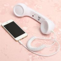 3.5mm Retro Universal Phone Telephone Radiation proof Receivers Cellphone Handset Classic Headphone MIC Microphone