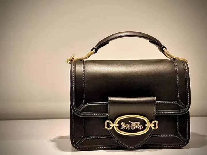 Guaranteed Authentic Coach Hero Shoulder Bag In Glovetanned Leather