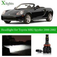 Xlights Led Headlight Bulb For Toyota MR2 Spyder 2000 2001 2002 Low High Beam Canbus Car Headlamp Lamp Light Accessories White