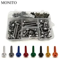 Motorcycle Fairing Bolts Nuts Kit Body Fastener Clips Screws For DUCATI Monster S2R 800 821 797 695 696 796 400 M400 Accessories