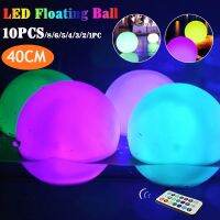 1-10PCS Floating Pool Lights with 16 Outdoor Underwater