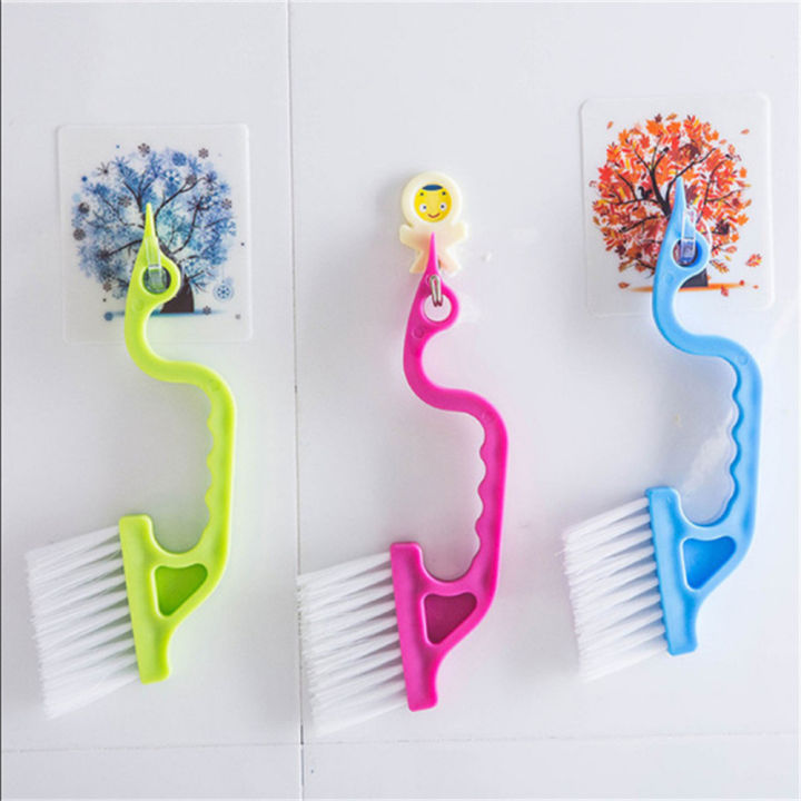 Kitchen Household Window Sill Cleaning Brush Set.Includes Long