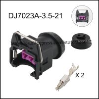 ✾✚ 100set DJ7023A-3.5-21 car wire Waterproof female cable connector 2 pin automotive Plugs socket Includes terminal seal