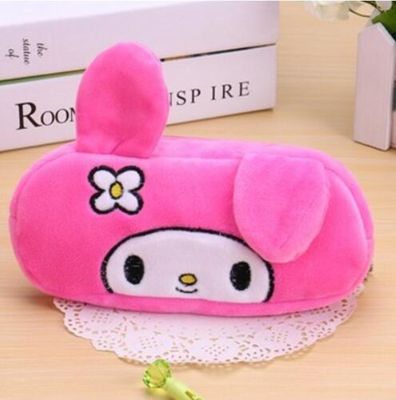☁ Kawaii Animal Pencil Case Student Cartoon Pen Bag Box Lovely Pencil Cases Cosmetic Cute Stationery Storage Pouch School Supplies