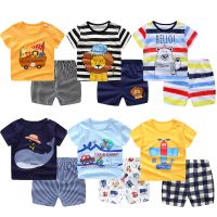 Baby Boy Clothes Outfit Short Sleeve Suit Cotton Girls Boys Summer Clothes Toddler Sets Children Kids T-shirt for 0-3Year  by Hs2023