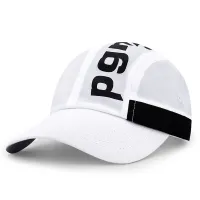 PGM Golf Cap Unisex 3D Embroidery Breathable Baseball Cap Adjustable Golf Sun Visor Anti-UV Sun-Protection