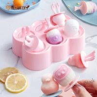 【Ready Stock】 ㍿✣ C14 Kitchen Popsicle Molds / children Ice Pop Molds / BPA Free Material Popsicle Mold with Sticks / DIY Reusable Easy Release Ice Pop Maker / Popsicle Ice Frozen Mold Set