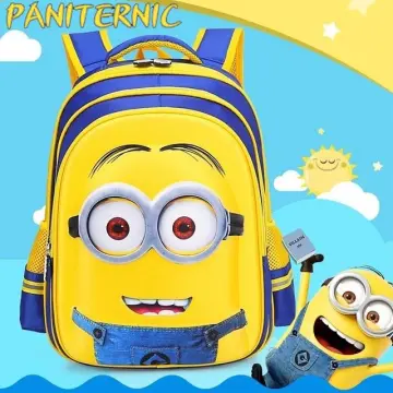 Minions School Bag Blue – 14 Inches – Baby's World