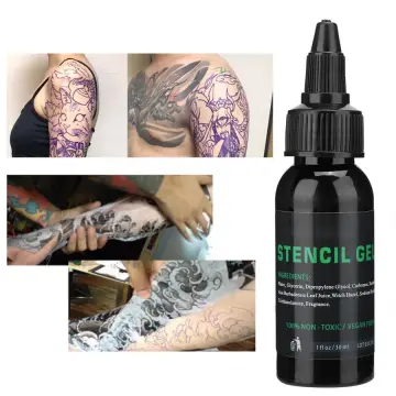 Professional Tattoo Transfer Gel Stencil Primer Stuff Cream Body