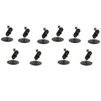 Camera Wall Mount Bracket,Monitor Holder,Black Speaker Brackets,Indoor Outdoor Ceiling Wall Mounts Projector Stand 10PCS