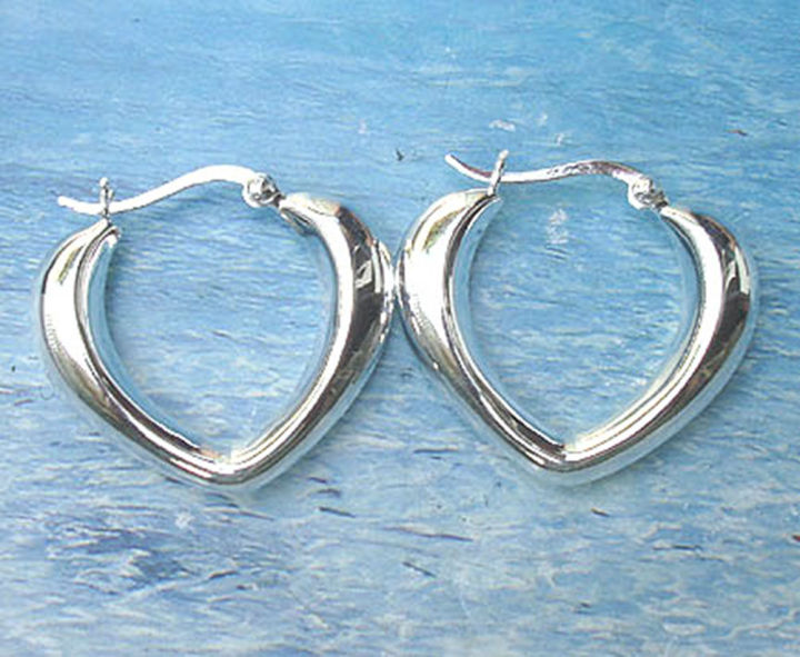 thai-heart-earrings-dangle-925-sterling-silver-beautiful-gift-spring-หัวใจสวยงาม-ห้อยตำหูเงินสเตอรลิงซิลเวอรใช้สวยของฝากที่มีคุณค่า-ฺชาวต่างชาติชอบมาก