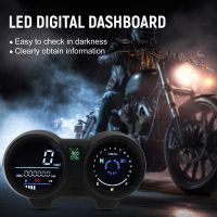 New Universal Motorcycle LED Digital Dashboard Speedometer 150 RPM Meter Accessories For Brazil Honda TITAN150 CG150 Fan150