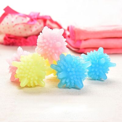 Delysia King 10pcs Multicolor Decontamination Laundry Ball Anti-Tangle Washing Machine Cleaning Household Supplies