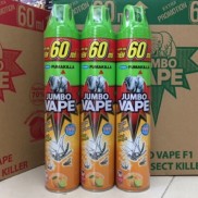 Bình Xịt Muỗi,Côn Trùng Jumbo Vape chai lớn tiết kiệm hơn  600ml Hương Cam