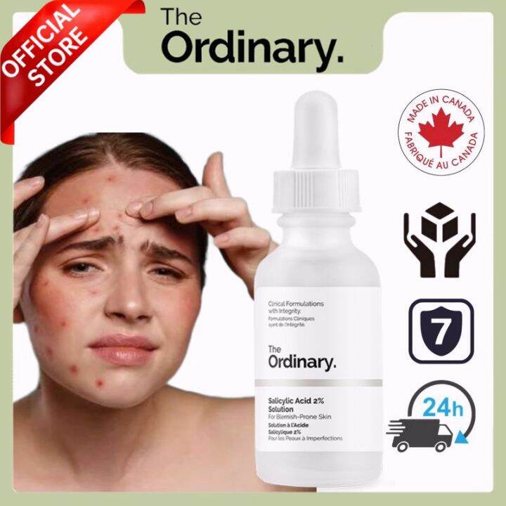 The Ordinary Salicylic Acid 2 Solution Acne Remover Serum Set Blemishes