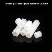 M3 M4 White Nylon Hex Standoff Female Plastic Double Pass Hexagonal Threaded PCB Motherboard Isolation Pillar Column Nut-50Pcs