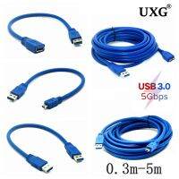 AA USB Extension  USB3.0 Extender Cord Type A Male To Female Micro-B MINI 10Pin Data Transfer Lead For Playstation Flash Drive