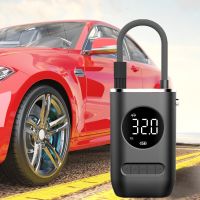 Portable Mini Car Mounted Air Pump Self Powered Electric Tire Inflator Air Pump Handheld Wireless Charging Digital Display Air Compressors  Inflators