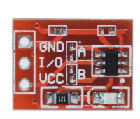 โมดูลสวิตช์กุญแจสัมผัส TTP223ปุ่มสัมผัส Switches5v สัมผัสแบบสวิตช์ความจุล็อคด้วยตนเอง/ไม่มีล็อคแบบ Capacitive