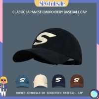 [SWPL] หมวกเบสบอล ปักลายตัวอักษร สีพื้น ระบายอากาศ ปรับได้ ป้องกันรังสียูวี สไตล์ฮิปฮอป สําหรับผู้หญิง และผู้ชาย 5211042卍