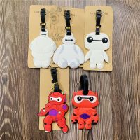 Disney Marvel Big Hero 6 Baymax Anime Luggage Tags Cartoon Suitcase Tag Travel Accessories Bag Holder Label Birthday Gift Luggage Tags