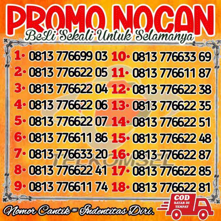 Nomor Cantik SIMPATI DOUBLE PROMO DOUBLE ANGKA MURAH MANIS CANTIK ...