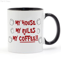 2020 Fashion Cup2020 My House My Rules My Coffee Mug 11oz Ceramic Cup Milk Tea Cup Mug Gift Mug