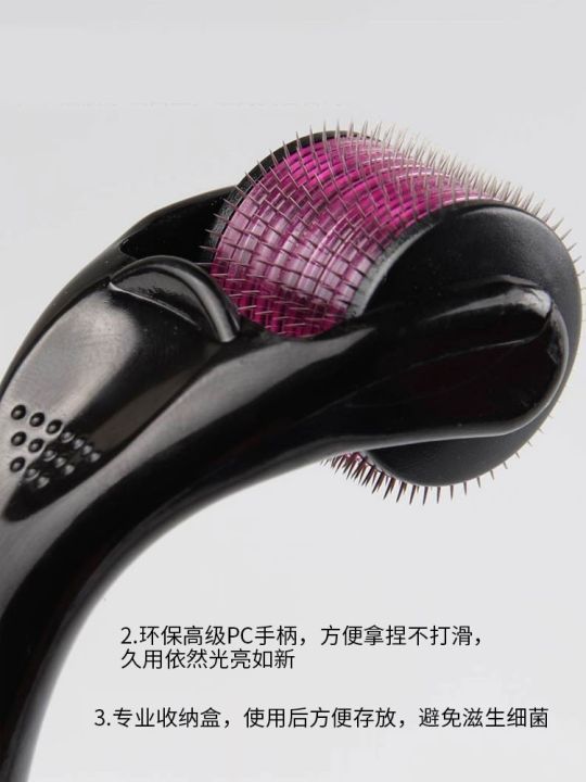 fast-delivery-original-beauty-salon-household-540-pore-shrinking-facial-beauty-roller-water-light-microneedle-roller-needle-hair-acne-marking-tool