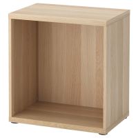 [สอบถามสต๊อคก่อนสั่งซื้อนะคะ!] IKEA BESTÅ เบสตัว โครงตู้, สีไวท์โอ๊ค, 60x40x64 ซม. อิเกีย ของแท้100%