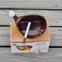 2023 Golf gift ashtray articles 1 wooden club head office desktop furnishing articles giftTH