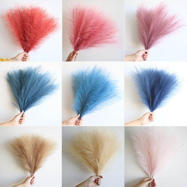 dt-hot-10pcs-artificial-black-pampas-grass-bouquet-for-home-bedroom-room-wedding-decoration-fake-plant-simulation-dried-flower-reedth