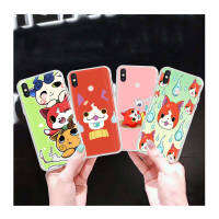 AT57 Jibanyan Yoki โปร่งใส เคสโทรศัพท์ หรับ OPPO A31 F11 A1K A3S A72 A12E A12S A5 A85 A7 A52 A11K A1 A15 A92 A83 A12 A9 A7 A8 A5S A15S Pro