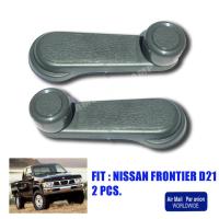 มือหมุนกระจก รุ่น นิสสัน บิ๊กเอ็ม NISSAN BIG-M D21 / FRONTIER D22 ปี 1986 - 2005 สีเทา 2 ชิ้น