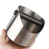 Coffee Knock Box Durable Stainless Steel Absorbent Bucket Anti-slip Espresso Waste Bin Basket Coffee Shop Kitchen Accessories