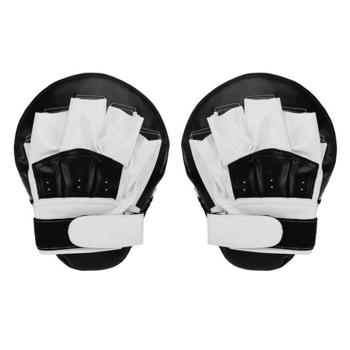 Boxing Leather Punch Focus Mitts,Target Training Hand Pads for Karate