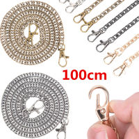 1PCS 100120cm Handbag Metal Chains Handbag Handles Bag Parts &amp; Accessories DIY Purse Chain With Buckles Shoulder Bags Straps