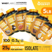 Whey Labs 100% Isolate Whey Protein 5lbs - เวย์โปรตีนไอโซเลตเสริมสร้างกล้ามเนื้อ