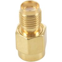 2PCS RF coaxial coax adapter SMA female to RP-SMA male