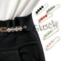 【hot sale】 ☾ B36 Crystal Waist Artifact Pin Anti-glare Brooch Buckle Clothes Waist Skirt Accessorie