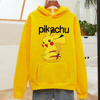 PIKACHU- LONGเสื้อยอดฮิตลายมิกกี้เมาส์ แจ็คเก็ต เเสื้อกันหนาว เสื้อฮู้ดแขนยาวเสื้อผ้าแฟชั่นนานาชาติ***ปลีก-ส่ง*** BK224