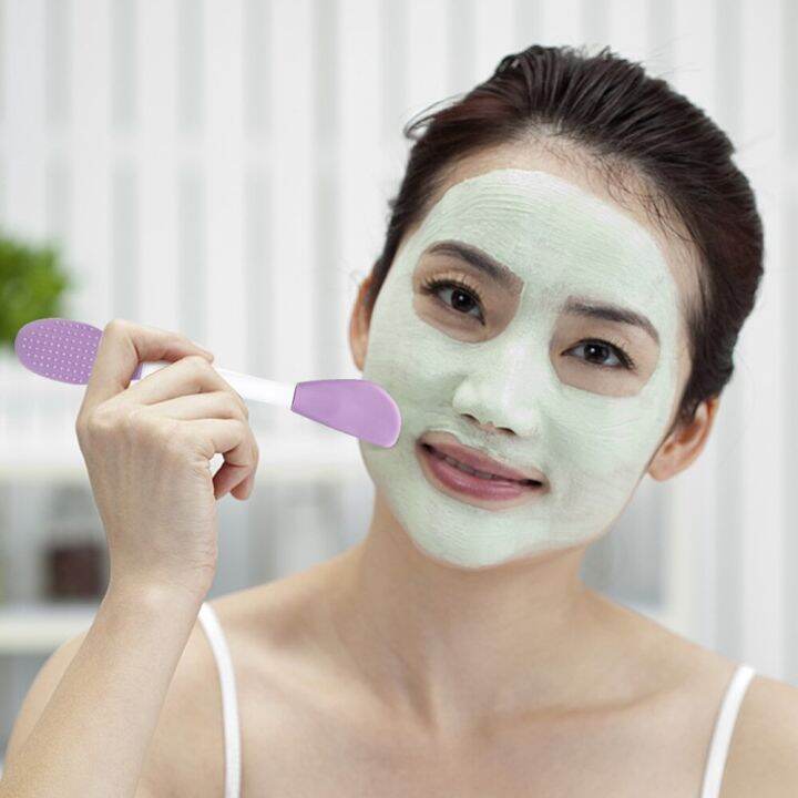 1pcs-silicone-mask-brush-makeup-brush-double-ended-soft-flat-head-professional-mud-mask-applicator-facial-beauty-skin-care-tools-makeup-brushes-sets