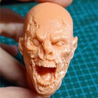 Unpainted 16 Scale Zombie Head Sculpt รุ่นสำหรับ12นิ้ว Action Figure ตุ๊กตาภาพวาดออกกำลังกาย No.069