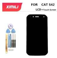5.5 "ด้วงเดิมสำหรับ CAT รถตีนตะขาบ S42จอแสดงผลหน้าจอ LCD + Digitizer หน้าจอสัมผัสสำหรับจอแอลซีดีชิ้นส่วน S32แมว + เครื่องมือ
