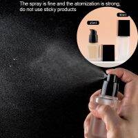 Square Refillable Bottle Liquid Foundation Cosmetics Sub-pack Small Spray Can Emulsion Fine Mist Spray Rehydration Glass Bottle