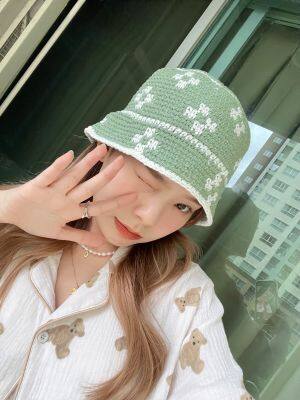 Seesandwewear Matcha Knitted Bucket Hat หมวก บัคเก็ต หมวกกันแดดหญิง