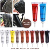 【LZ】☊  20ml Leather Repair Agent Leather Cream Car Seat Sofa Leather Shoe Leather Color Repair Refurbishing Cream Paste Leather Cleaner