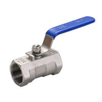 201/304/316 Stainless Steel Reducer Port 1-Piece Ball Valve DN8/DN10/DN15/DN20/DN25 1/2" BSPP Female Water Gas Oil 16 Bar 0