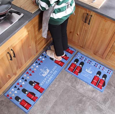 40X60CM+40x120CMSet Long Kitchen Mat Anti-Slip Bathroom Carpet Absorb Water Kitchen Carpet Home Entrance Doormat Bathroom Rugs